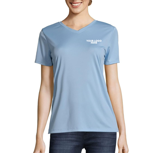 WOMENS COOLDRI SHORT SLEEVE PERFORMANCE V-NECK T-SHIRT