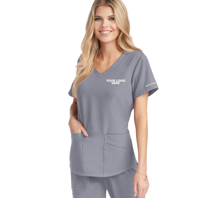 V-NECK SCRUB TOP