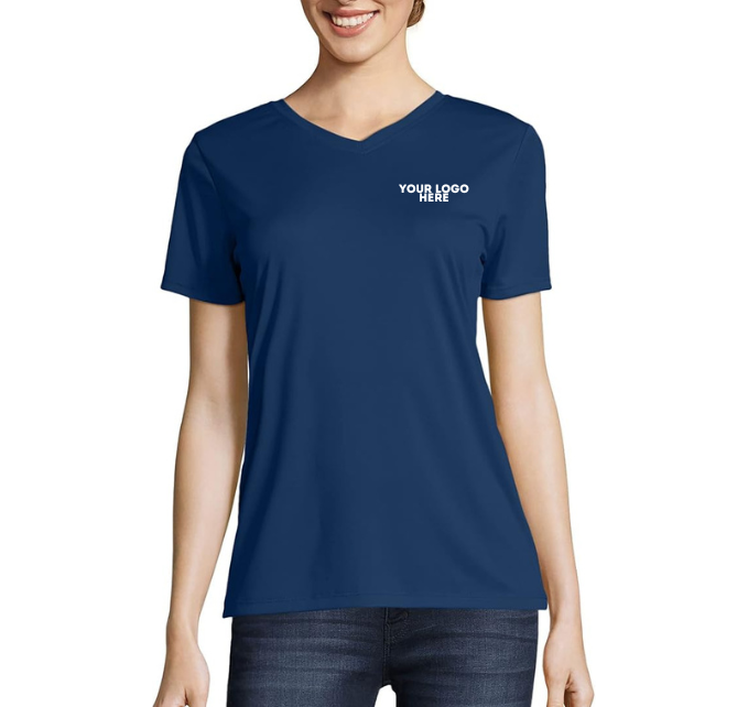 WOMENS COOLDRI SHORT SLEEVE PERFORMANCE V-NECK T-SHIRT