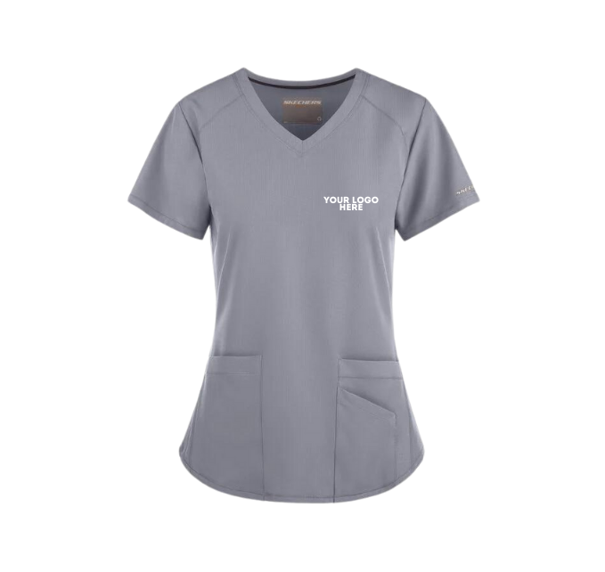 V-NECK SCRUB TOP