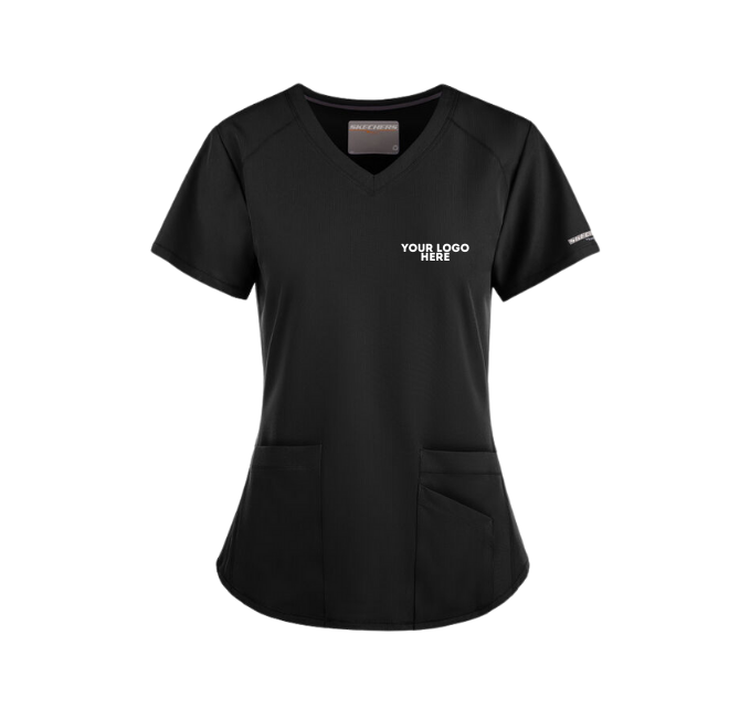 V-NECK SCRUB TOP