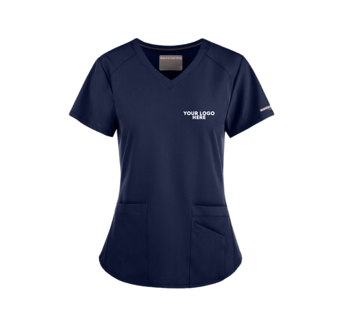 V-NECK SCRUB TOP