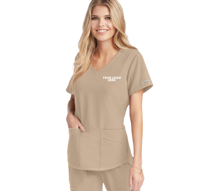 V-NECK SCRUB TOP