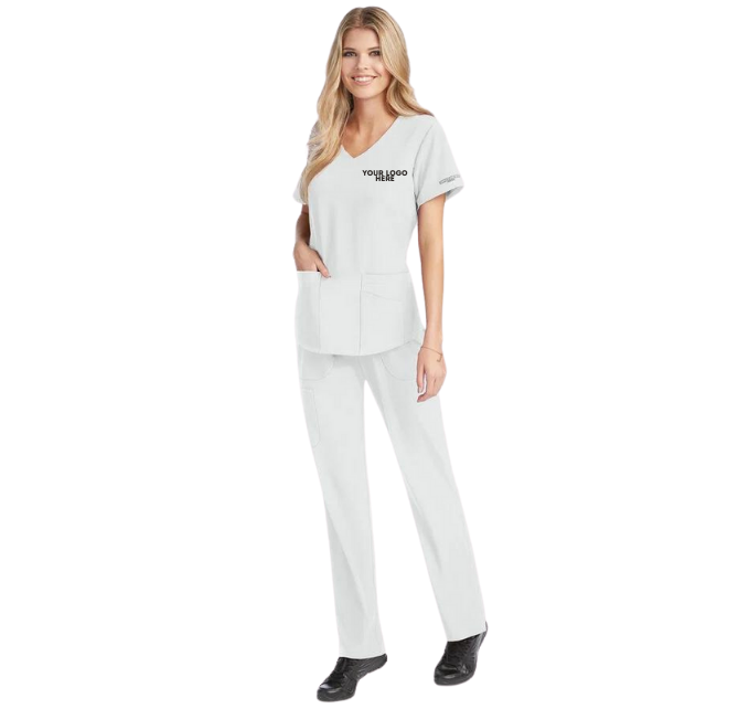 V-NECK SCRUB TOP