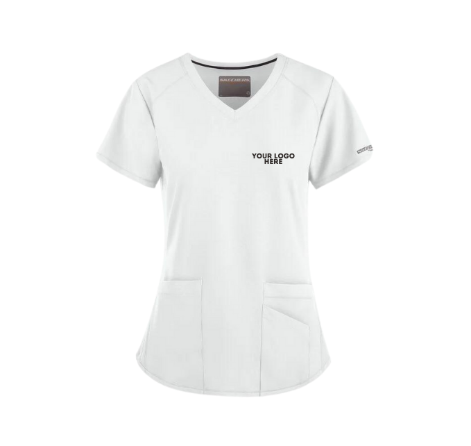 V-NECK SCRUB TOP