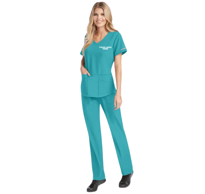 V-NECK SCRUB TOP