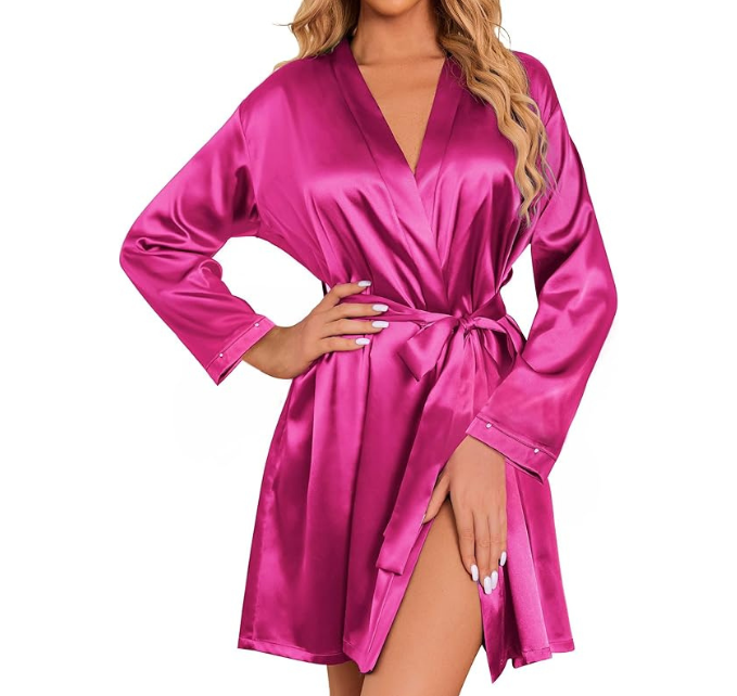 WOMEN'S SATIN ROBE