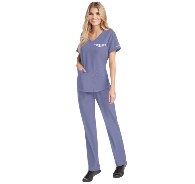 V-NECK SCRUB TOP