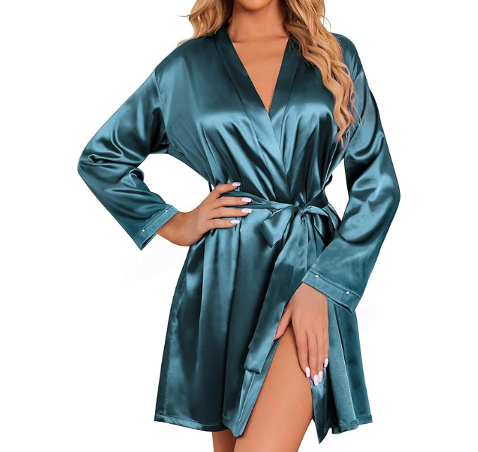 WOMEN'S SATIN ROBE