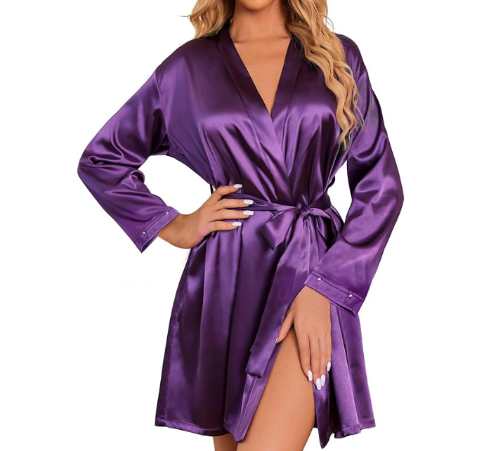 WOMEN'S SATIN ROBE