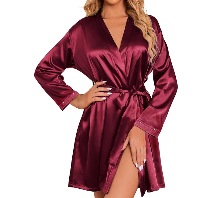 WOMEN'S SATIN ROBE