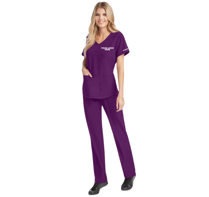 V-NECK SCRUB TOP