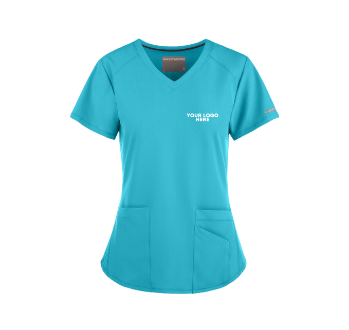 V-NECK SCRUB TOP