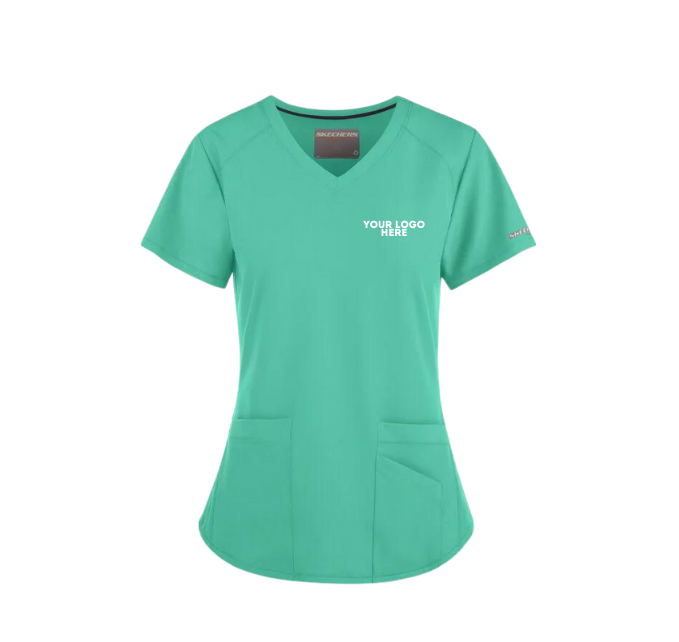 V-NECK SCRUB TOP